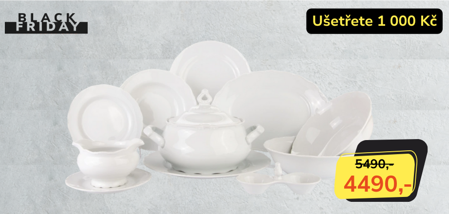 Jídelní souprava, český porcelán, BF