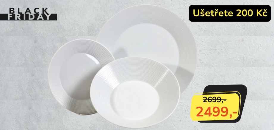 Český porcelán, talířová souprava Lea v akci