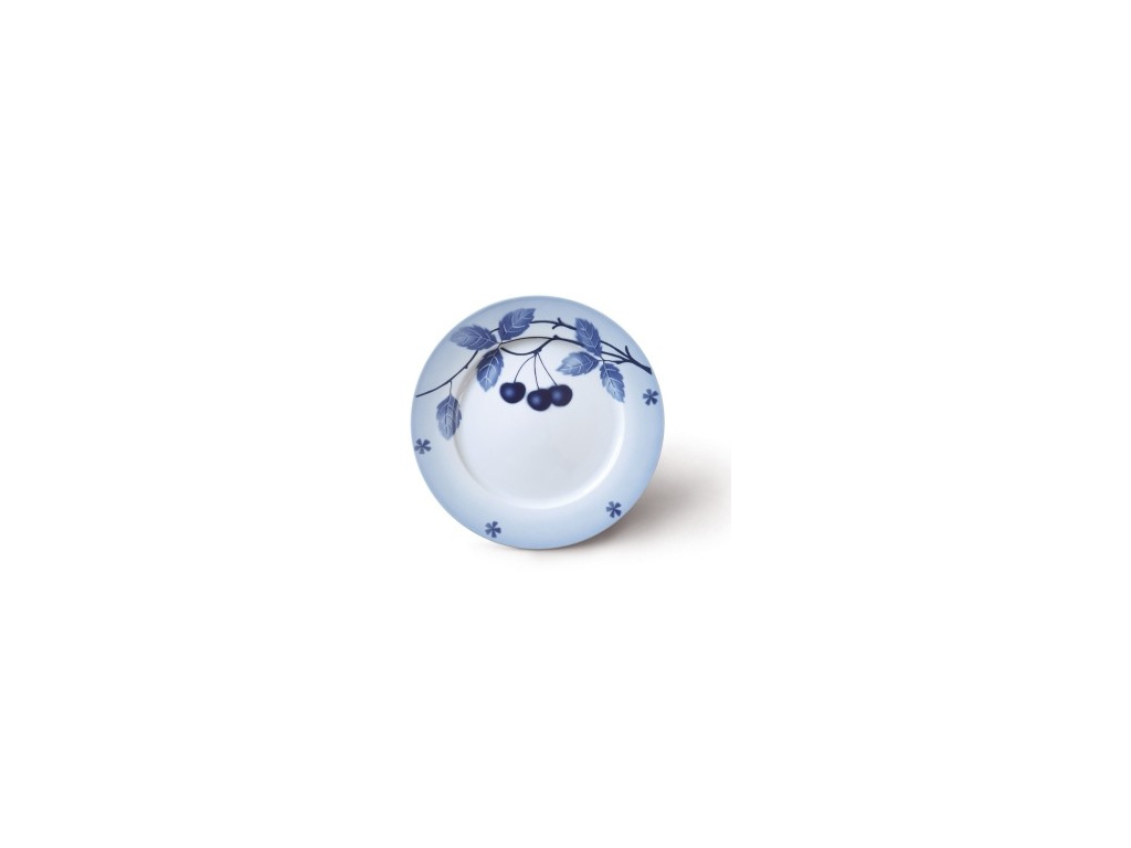 Nina, talíř mělký, 26 cm, blue cherry