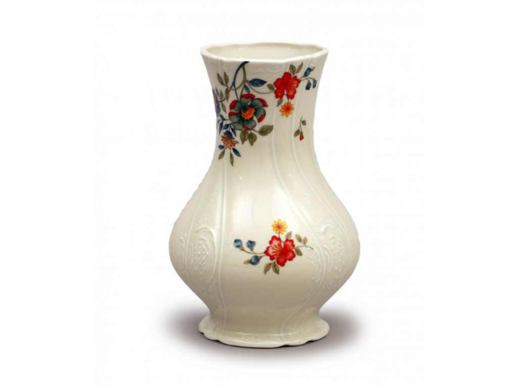 Bernadotte, váza, 23 cm, slonová kost, květiny, Thun - Porcelánový svět
