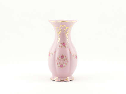 Diana, váza 17 cm, růžový porcelán
