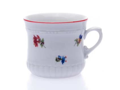 Hrnek Perlový velký, Český porcelán Dubí, házenka II, 370 ml
