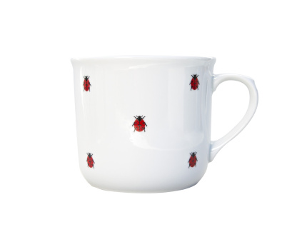Hrnek Vařák, 0,65 l, Český porcelán Dubí, berušky