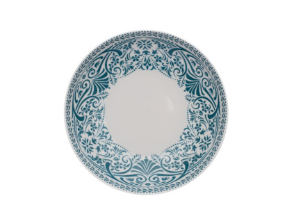 talíř mělký tom petrolej krajka thun porcelanovy svet(1)