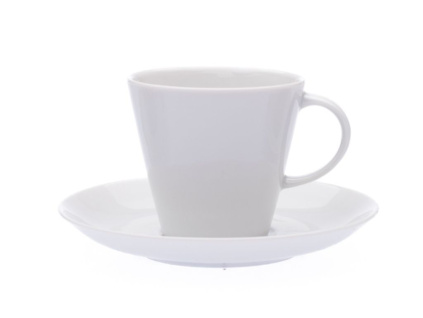 Tom, šálek s podšálkem na kávu, 200 ml, bílý, Thun
