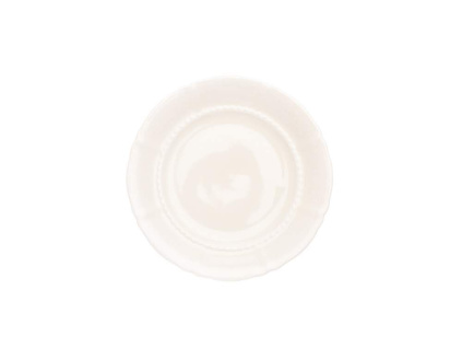 talíř dezertní sonáta bílá krajka leander porcelanovy svet