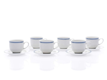 sada šálků s podšálky espresso opal krajka thun porcelanovy svet