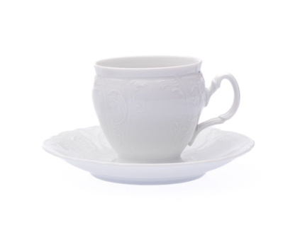Šálek s podšálkem, český porcelán, Bernadotte, 240 ml, Thun