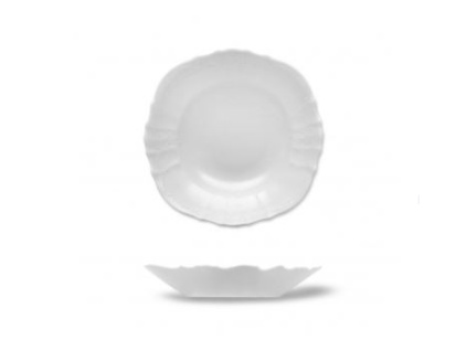 miska Bernadotte bily 16 cm cesky porcelan