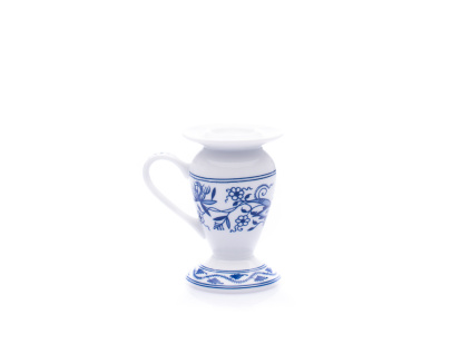 porcelanovy svicen ovalna v cibulaku saphyr