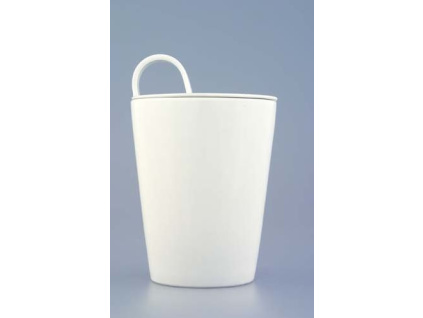 Bohemia White, cukřenka, bílá, Český porcelán Dubí