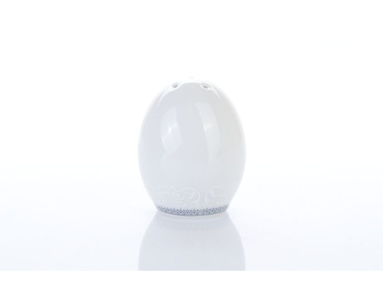 porcelánová slánka sypací opal krajka šedá thun procelánový svět
