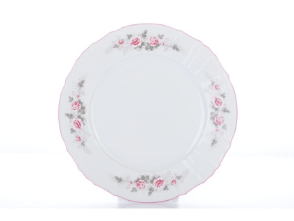 klubový talíř 30 cm ružičky porcelánový svět
