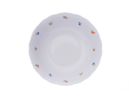 Mísa kompotová, 23 cm, Ophelia, házenka, český porcelán, Thun RZ