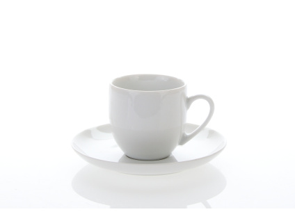 šálek a podšálek 170 ml saphyr bílý thun porcelánový svět