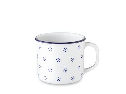 Retro hrnek, porcelán, 350 ml, modrá Valbella, G. Benedikt