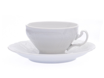 Šálek s podšálkem, český porcelán, Bernadotte, 205 ml, Thun