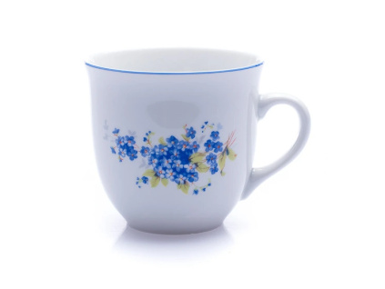 Hrnek Mirek, pomněnky, 0,4 l, Český porcelán Dubí