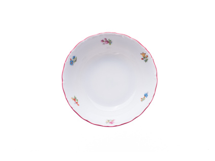 miska 13 cm, házenka s červenou linkou, ophelia, thun 2