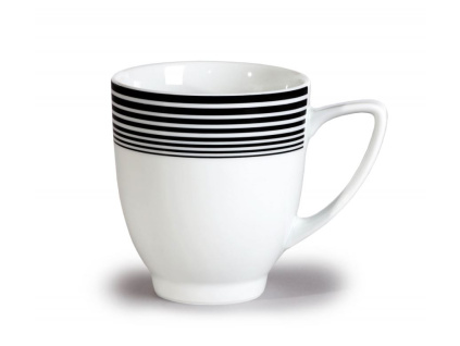 Lea, hrnek, 390 ml, kružnice, český porcelán, Thun