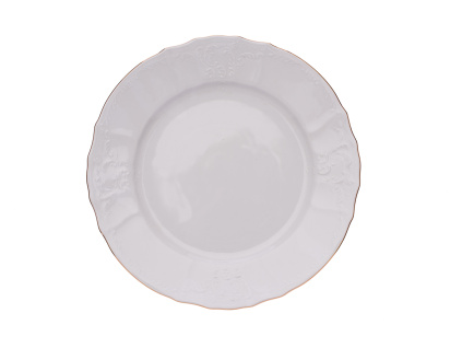 Bernadotte, mísa mělká, 30 cm, zlatá linka, Thun