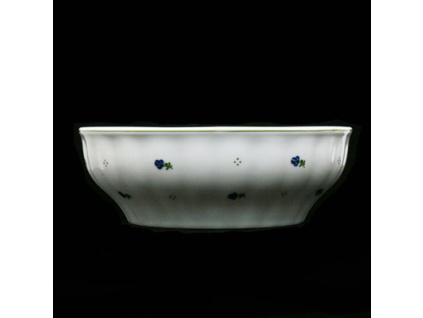 Mísa válcová, porcelán, modré kytičky, 24 cm, G. Benedikt