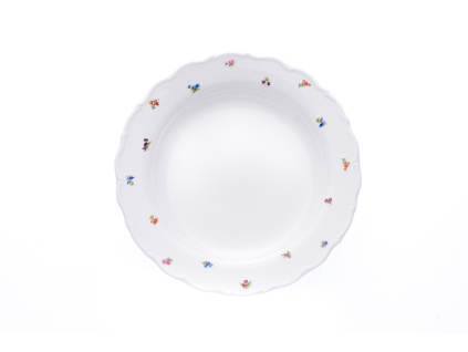 Talíř klubový, český porcelán, Verona, 31 cm, házenka, G. Benedikt