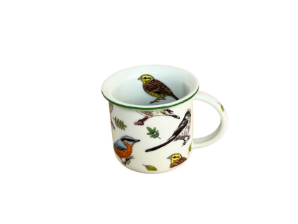 Hrnek Tina, 100 ml, ptáčci, Český porcelán Dubí