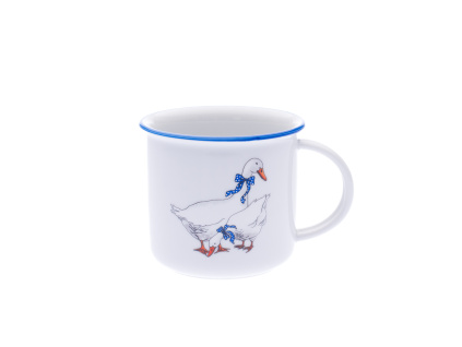 Hrnek Tina, 0,25 l, husy, Český porcelán Dubí