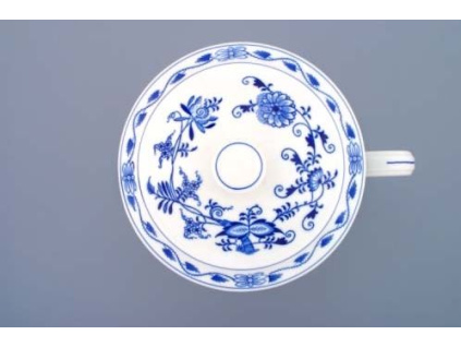Hrnek Český s 1 uchem s víkem bez výřezu 3,0 l, cibulák, Český porcelán