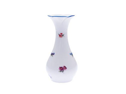 Váza kytka, 16,5 cm, rakouská házenka, Český porcelán