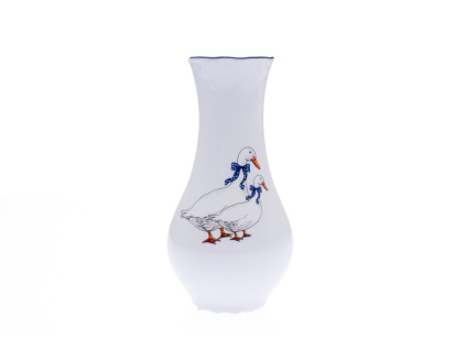 Váza, 20 cm, Constance, husy, český porcelán Thun