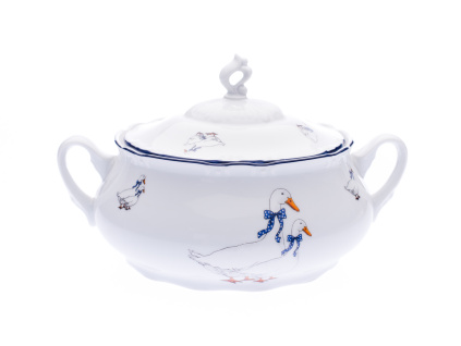Mísa zeleninová, 1,5 l, Constance, husy, porcelán Thun