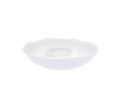 Kalíšek na vejce, český porcelán, Bernadotte, bíly, Thun
