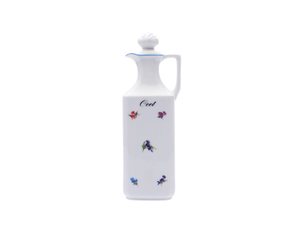 Porcelánová karafa ocet, rakouská házenka, 0,7 l, Český porcelán