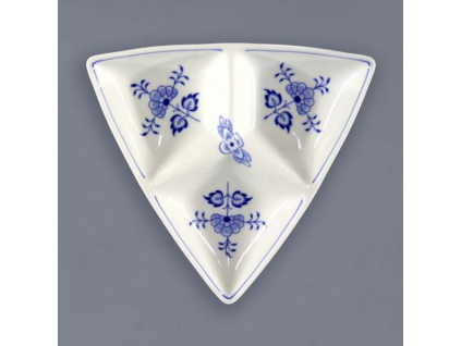 Miska Trina třídílná malá 20,5 cm, cibulák, Český porcelán