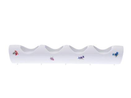 Svícen adventní, rakouská házenka, 30 cm, Český porcelán Dubí
