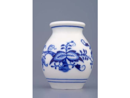 Váza 7 cm, cibulák, Český porcelán