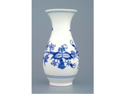 Váza 16,5 cm, cibulák, Český porcelán