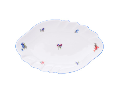 Mísa dvojlist, 24 cm, rakouská házenka, Český porcelán .