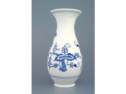 Váza 25,5 cm, cibulák, Český porcelán