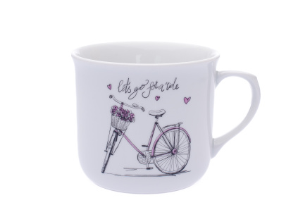 Hrnek Vařák, 0,65 l, Český porcelán Dubí, dámské kolo