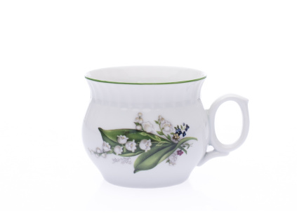 Hrnek Darume, 0,29 l, Český porcelán, konvalinka