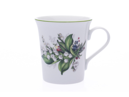 Hrnek Ema, 340 ml, konvalinka, Český porcelán