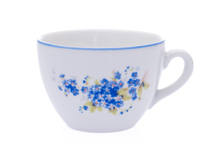 Hrnek Milada, Český porcelán, 380 ml, pomněnky