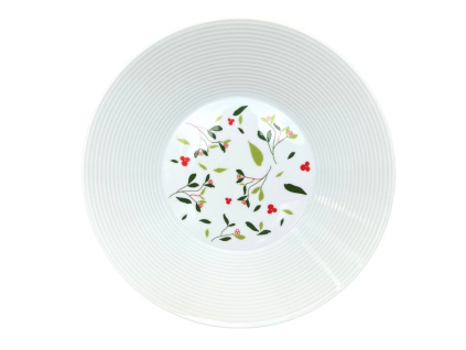 Talíř hluboký, 22 cm, český porcelán, Lea, jaro, Thun