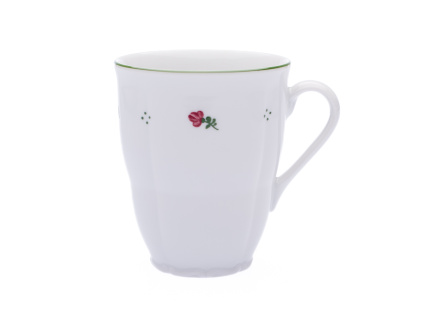 Hrnek, Verona, 300 ml, růžové kytičky, porcelán G. Benedikt