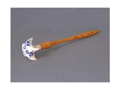 Kvedlačka velká 30 cm, cibulák, Český porcelán