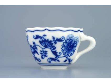 Šálek vysoký 0,08 l, cibulák, Český porcelán