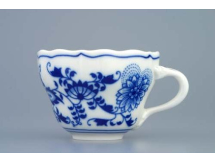 Šálek vysoký 0,12 l, cibulák, Český porcelán